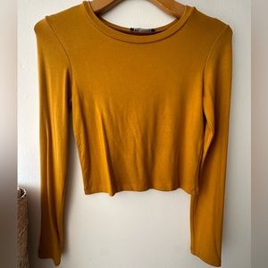 Zara / Small/ Long Sleeve crop top